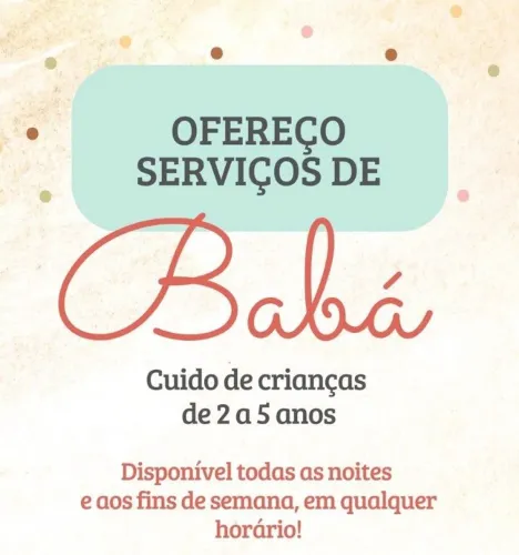 Cuido de criança
