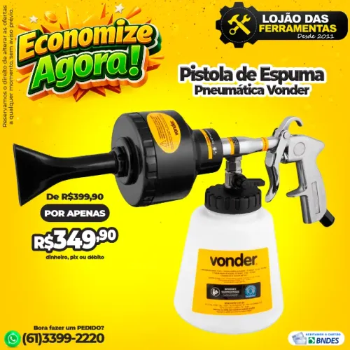 Pistola de Espuma Pneumática Vonder