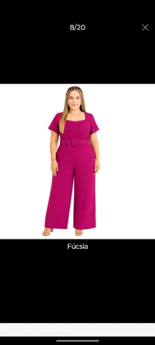 Macacão plus size novo
