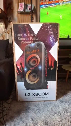 Caixa de som lg xl9t zerada com nota fiscal