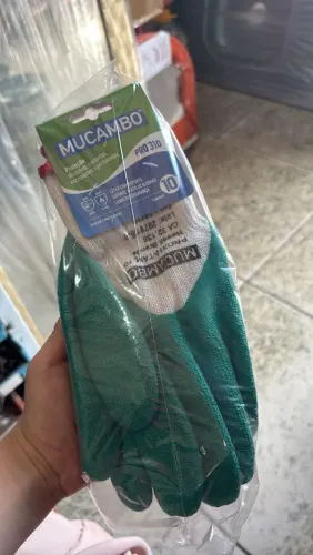 LUVA LÁTEX DE SEGURANÇA - MUCAMBO