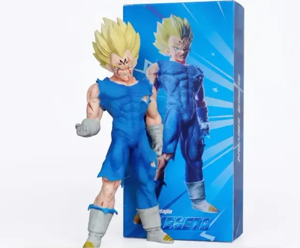 Estátua Majin Vegeta Auto Destruição Dragon Ball Z 20 Cm