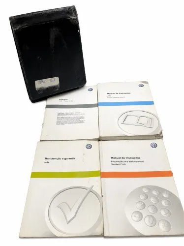 Kit Manuais Originais Volkswagen Jetta 2013 + Pasta Original