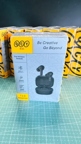 Fones De Ouvido QCY T13 ENC Bluetooth 5.3 PRETO - LACRADO