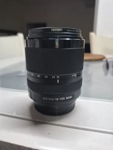 Lente DT Sony 18-135 SAM - a-mount