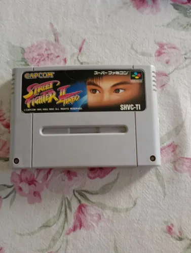 Cartucho super famicom street fighter turbo original