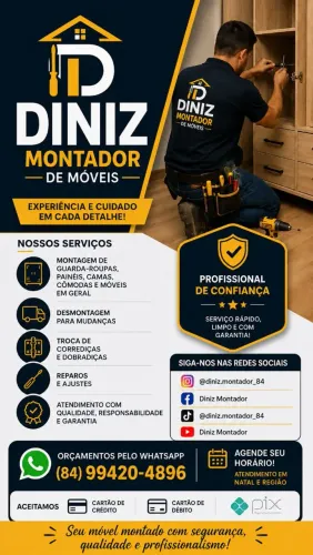 Montador de móveis em geral 