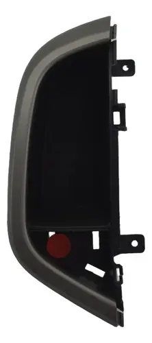 Moldura Porta Treco Objeto Esquerdo Painel Sonic 2013 Origin Prateado