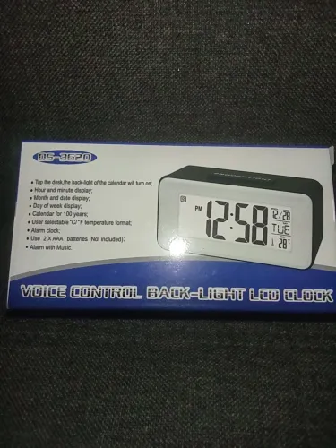 Relógio,Despertador,calendário, termômetro.