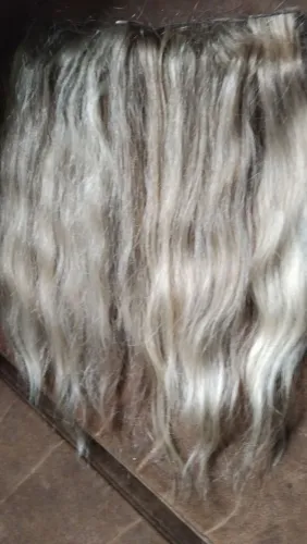 Extensão De Cabelo Loiro Claro Ondulado - Excelente Estado