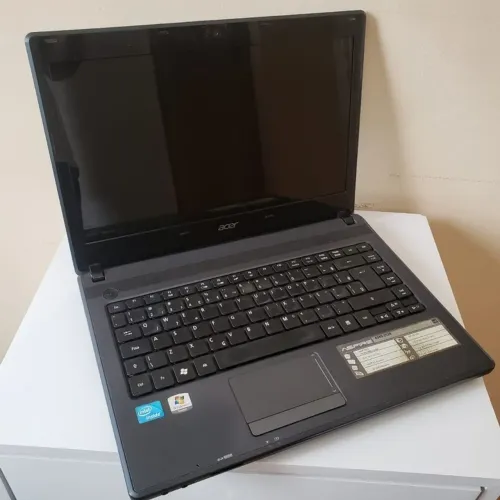 Notebook acer Core i5 m380 8gb ssd 120gb tela 14 USB hdmi bateria 30m e fonte