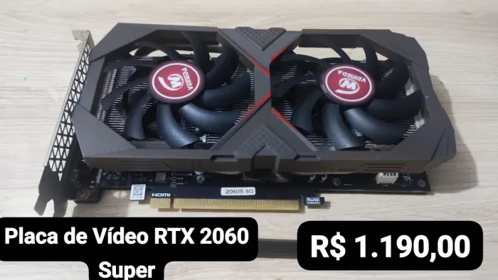 Placa de vídeo RTX 2060 SUPER