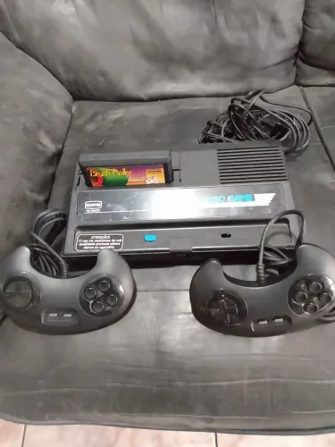 Turbo Game CCE Completo Com Os Dois Controles Morcego 