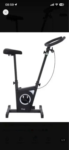 Bicicleta ergométrica mecânica 