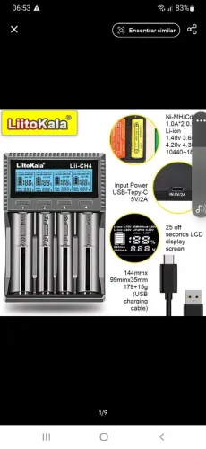 Carregador profissional LiitoKala