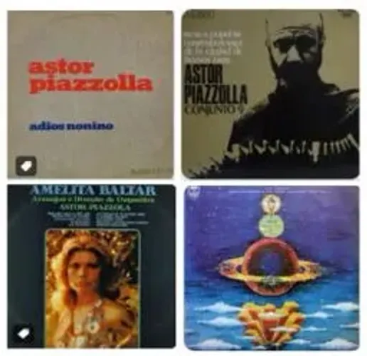 Disco de Vinil (LP) ASTOR PIAZZOLLA (combo com 4 discos)