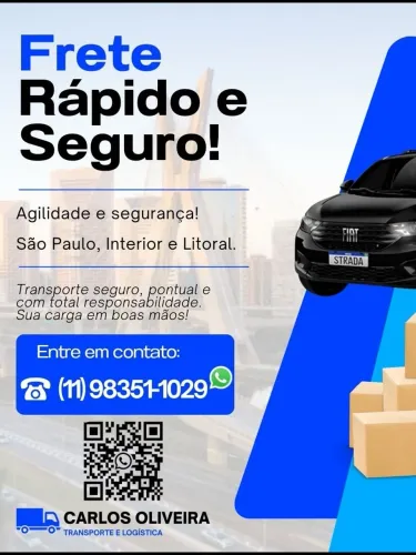 Carreto 200 frete mudança 