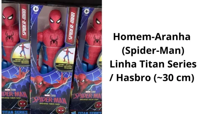 Homem-Aranha (Spider-Man) Linha Titan Series / Hasbro (~30 cm)