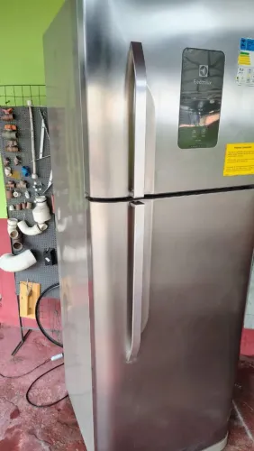 Geladeira Electrolux inox grande , entrego sem taxa