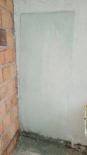 porta de vidro para box