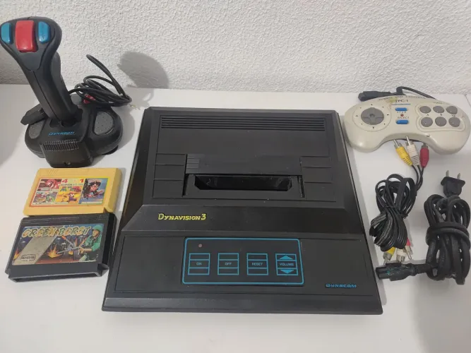 Dynavision 3 Dynacom Completo + 2 Controles + Jogos - Funcionando 100%
