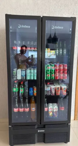 Expositor Frezer cervejeira refrigerador IMBERA VERTICAL 2 portas