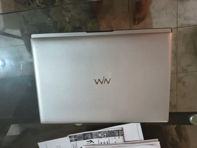 Notebook wn Win 11 500 gigas e 4 de ram, perfeito para estudar
