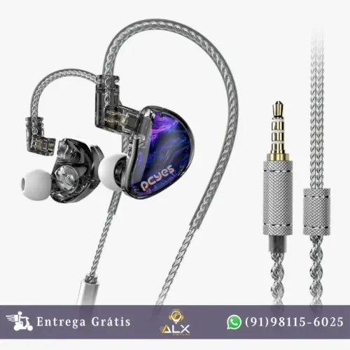 Fone de Ouvido Gamer Nebulla Intra Auricular P3 Cabo Destacável 1,6m *ENTREGA GRÁTIS*