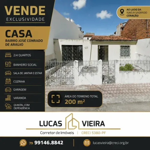Casa à Venda no Bairro José Conrado de Araújo