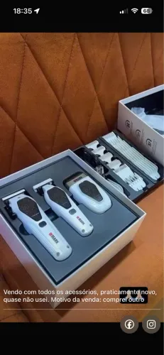Vendo máquina de cortar cabelo