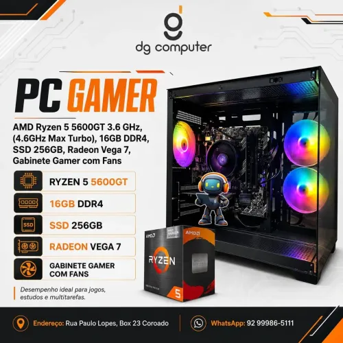 Pc Gamer AMD Ryzen 5 5600GT