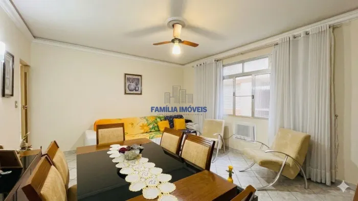 Apartamento à venda 3 quartos Frente Sacada Pompeia Santos/SP