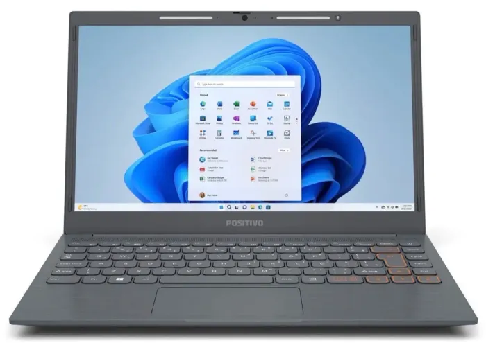 Notebook Positivo Vision C14 Lumina Bar Intel Celeron 4GB 128GB eMMC 14? HD Windows