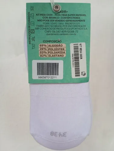 Meias Oxer Original (3 pares)
