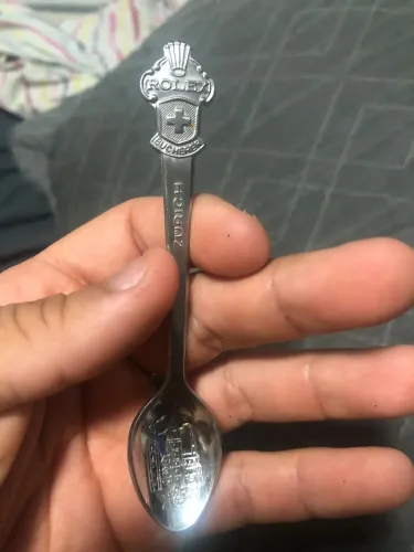 Colher Rolex Bucherer Original - Souvenir Zurique