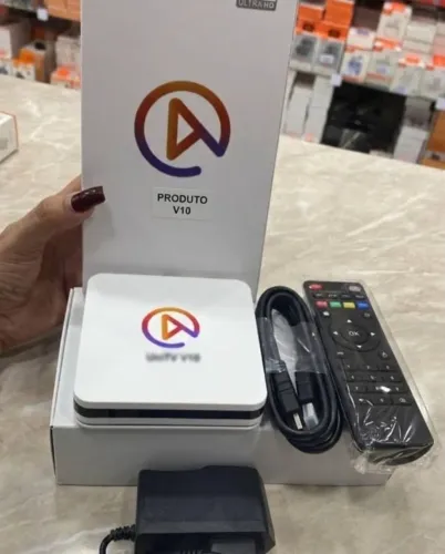 Receptor U-N-I modelo V10 Smart Branco - Completo