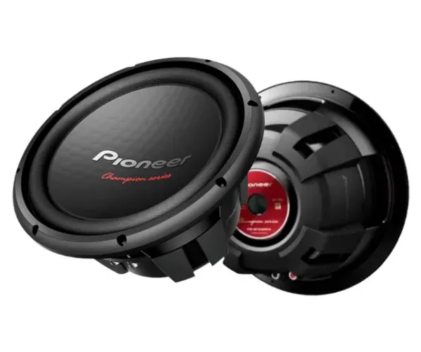 Par de Subwoofer Pioneer TS-W312S4 ? 1600W MAX / 500W RMS | Champions Series