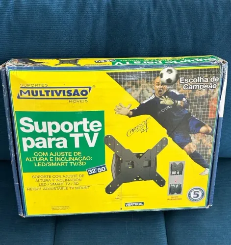 Suporte TV 32 a 50 Articulado com Ajuste de Altura e Inclinação