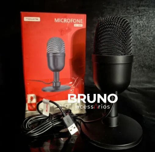 Microfone para Podcast e Streaming USB 