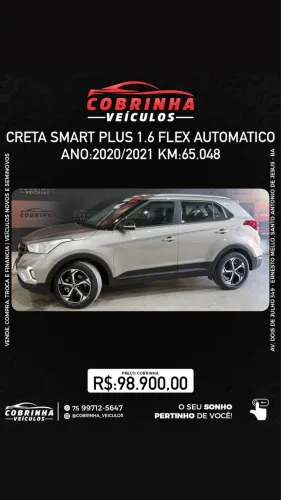 Hyundai Creta Smart Plus 1.6 16V Flex AUT 2021