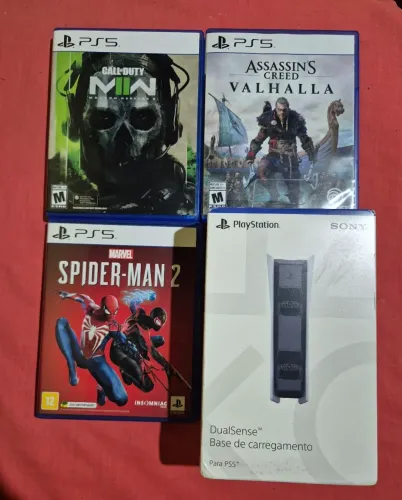 Lote de jogos PS5 +Base original