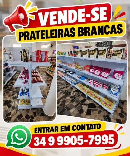 Prateleiras Brancas