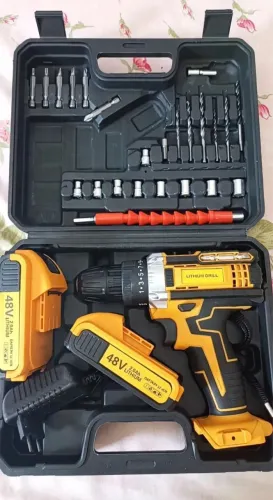 Vendo kit furadeira e parafusadeira + maleta de acessorios
