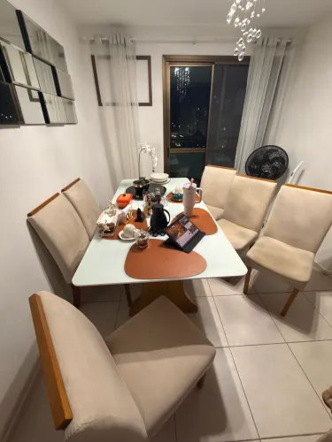 Conjunto 6 cadeiras de mesa de jantar