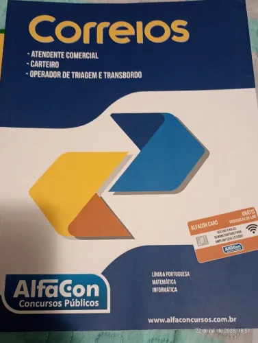 correios atendente comercial carteiro operador de triagem e transbordo