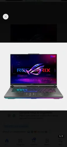 Notebook Asus 5070 gtx