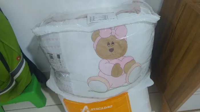 Kit berço enxoval rosa