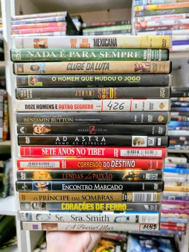 Lote DVD Filmes Brad Pitt