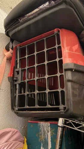 Casinha de transporte de cachorro tamanho P 