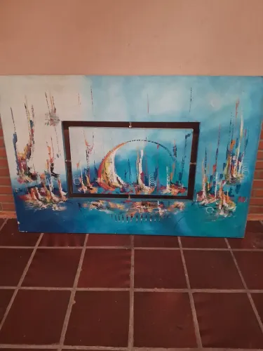Quadro Pintuta Abstrata